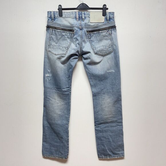 Cult Of Individuality Rebel Straight Men's W34 L34 Japanese Selvedge Denim Jeans - Picture 2 of 16